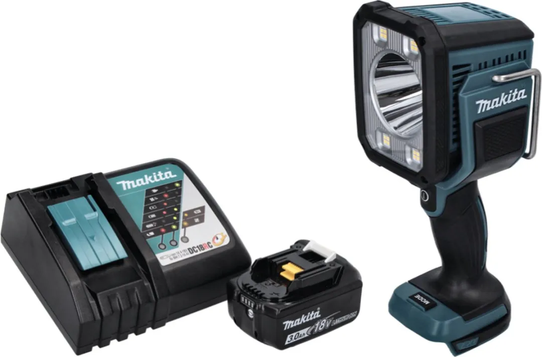 Makita DML812RF1 Oplaadbare LED Handlamp 18V 1250lm