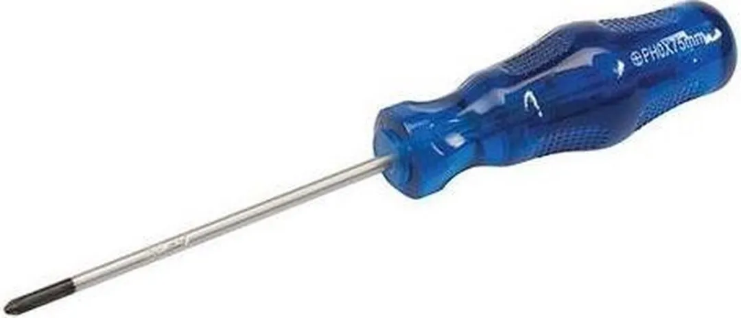 Silverline Ingenieurs Kruiskopschroevendraaier PH1 75mm - Blauw/Zilver