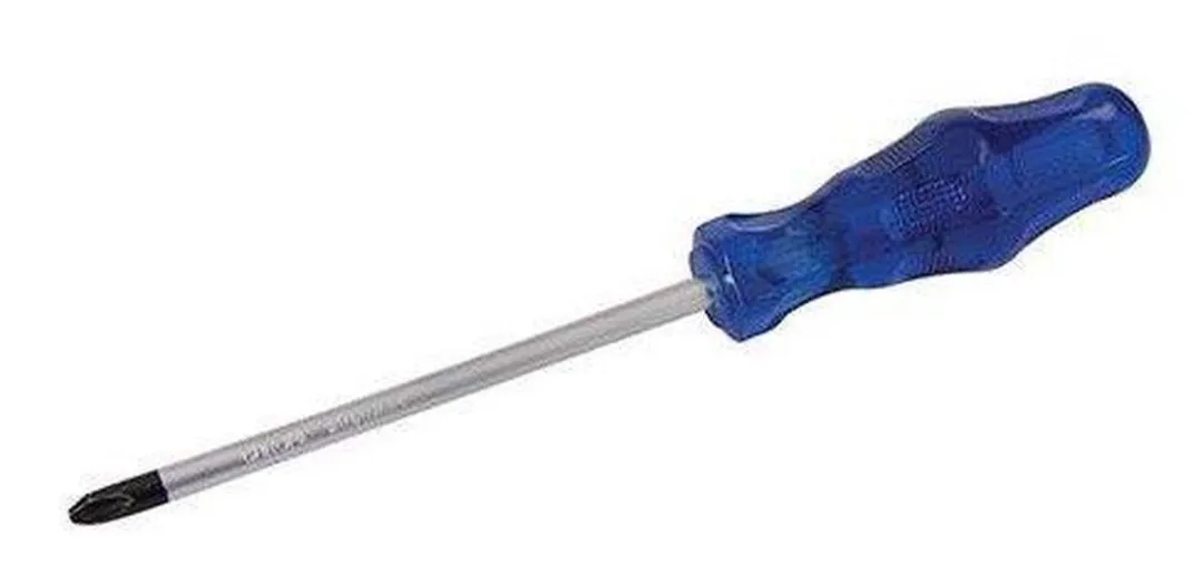 Silverline Ingenieurs Kruiskopschroevendraaier PH1 75mm - Blauw/Zilver