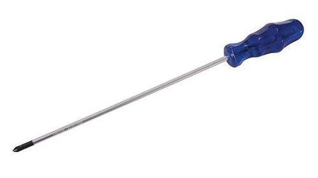 Silverline Ingenieurs Kruiskopschroevendraaier PH1 75mm - Blauw/Zilver