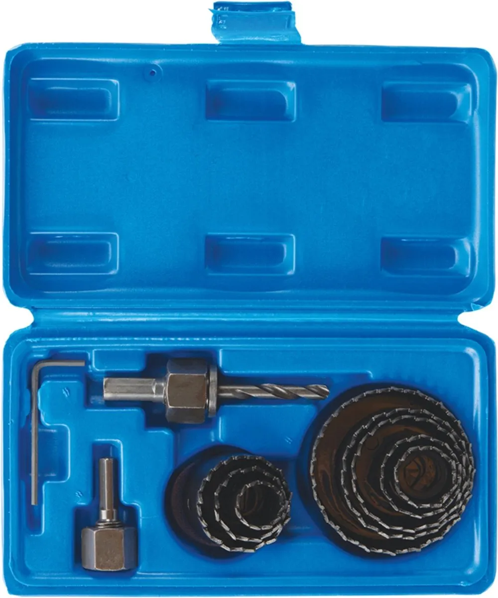 Silverline Gatenzaagset 11-delig 19-64mm - afbeelding 6 van 6