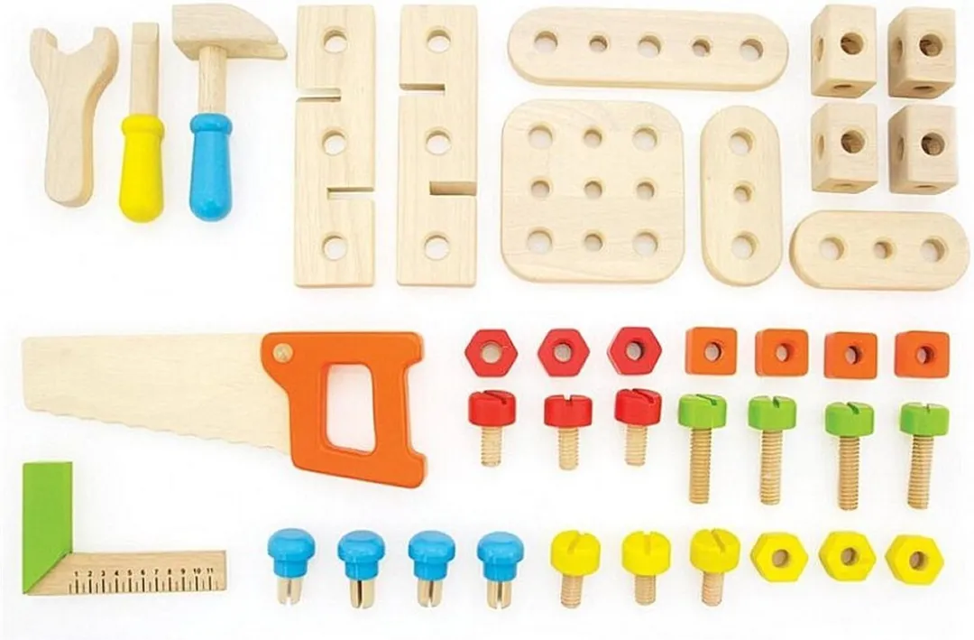Pintoy Houten Werkbank met Zaagtafel