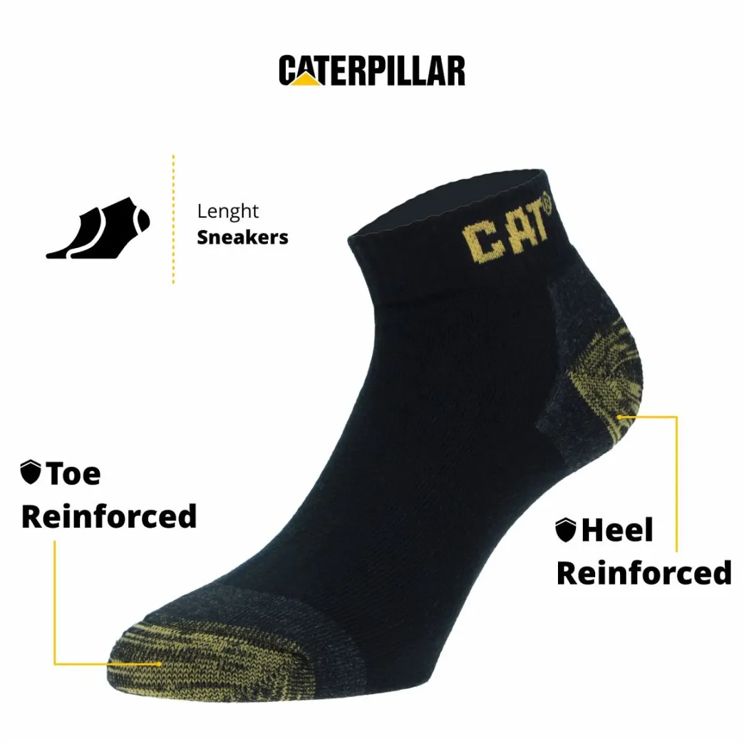 Caterpillar Premium Werksokken 12 Paar - Katoen - Zwart