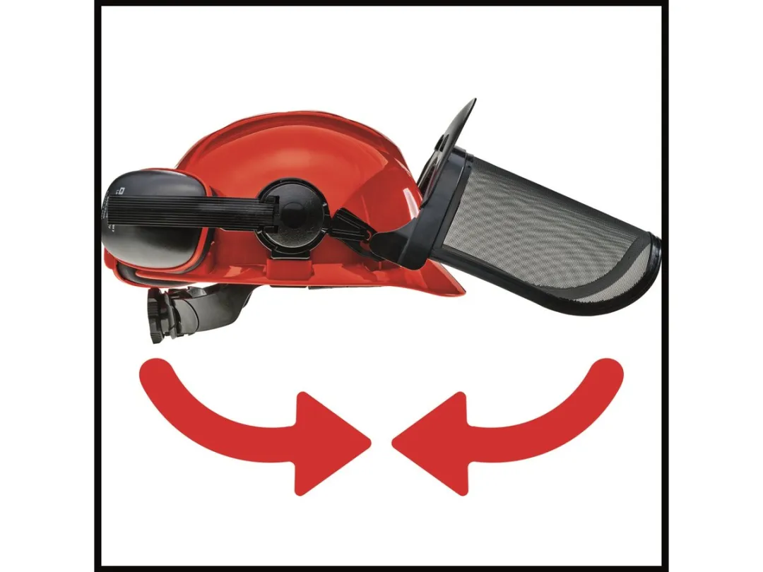 Einhell Veiligheidshelm - Rood - Maat 52-66cm