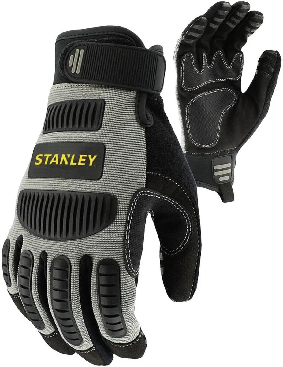 Stanley Extreme Performance Werkhandschoenen Maat 10 - Zwart/Geel - afbeelding 3 van 3