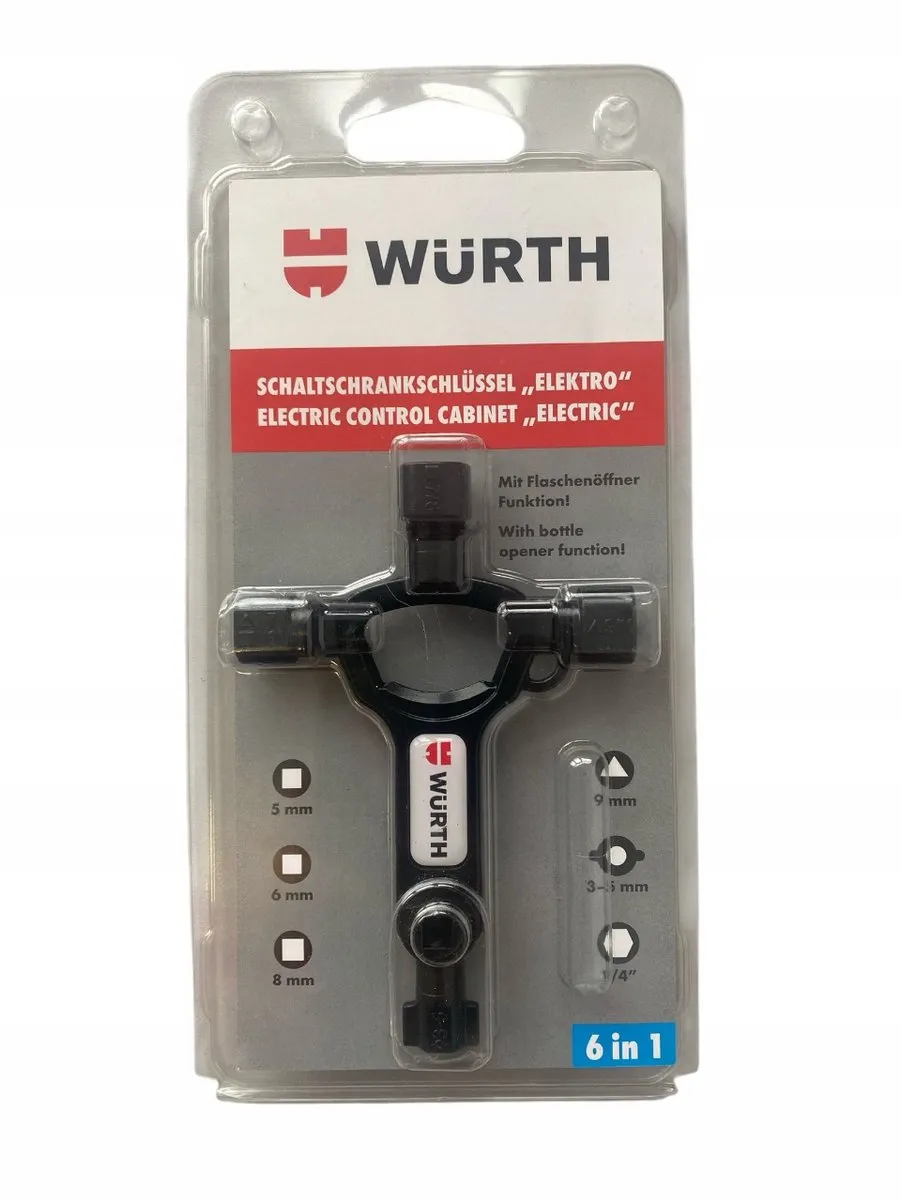 Würth Universele Schakelkast Sleutel 6-in-1