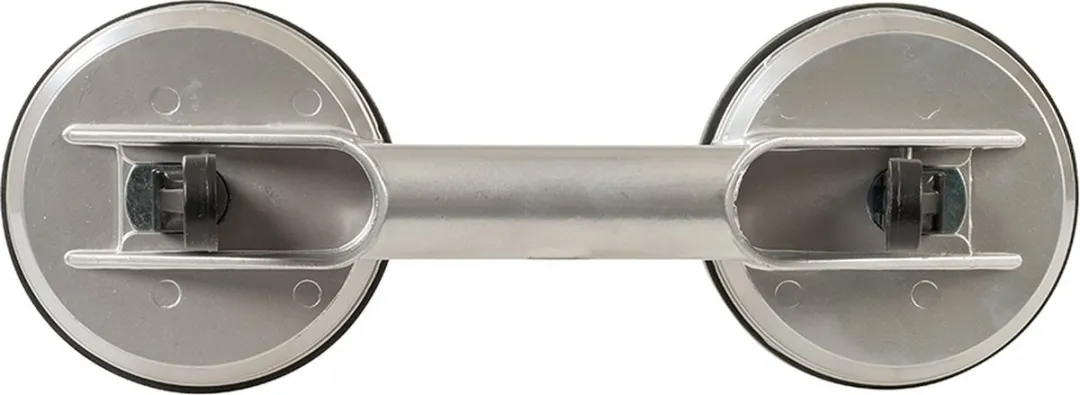 Silverline Glasdrager Aluminium - 100 kg - 2x Zuignappen Ø11.5cm Grijs - afbeelding 6 van 6