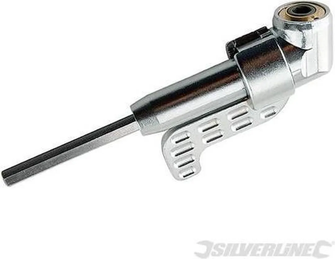 Silverline 868835 Gehoekt Hulpstuk 1/4" - 80° - 130mm