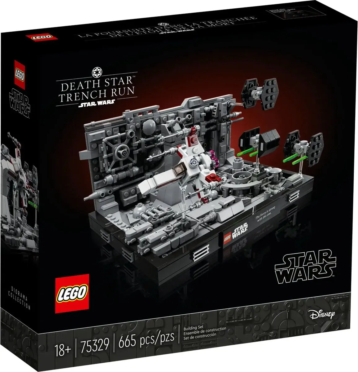 LEGO Star Wars Death Star Trench Run Diorama 75329