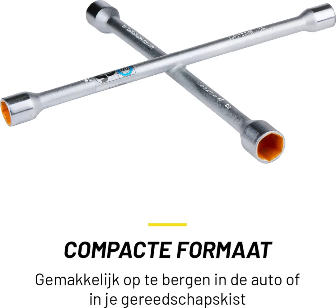 Dunlop Kruissleutel 17-19-21-23mm - Staal - 27x27cm - afbeelding 6 van 6