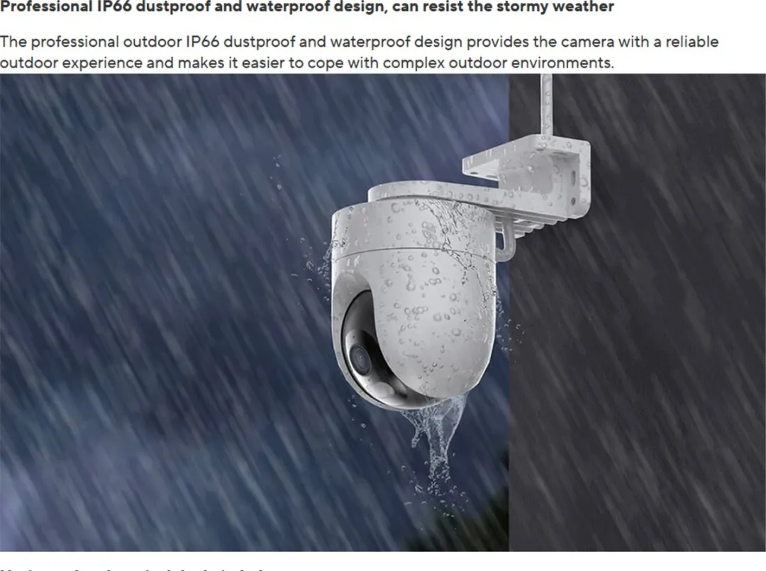 Xiaomi CW400 Beveiligingscamera - 360° draaibaar - Wit