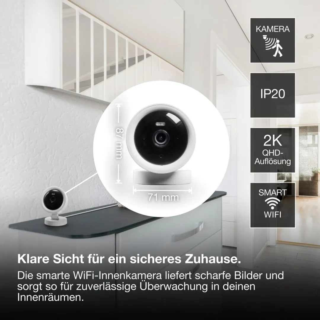 Osram SMART+ AC755490155 WiFi-camera 4MP - Wit