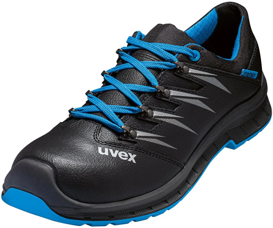 Uvex 2 Trend Laag S3 69342 Werkschoenen - 42 - Zwart/Blauw