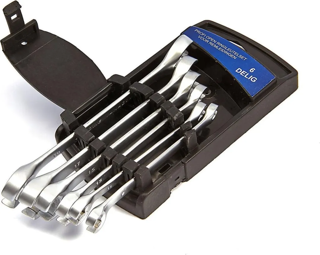 HBM Profi 6-delige Open Ringsleutelset