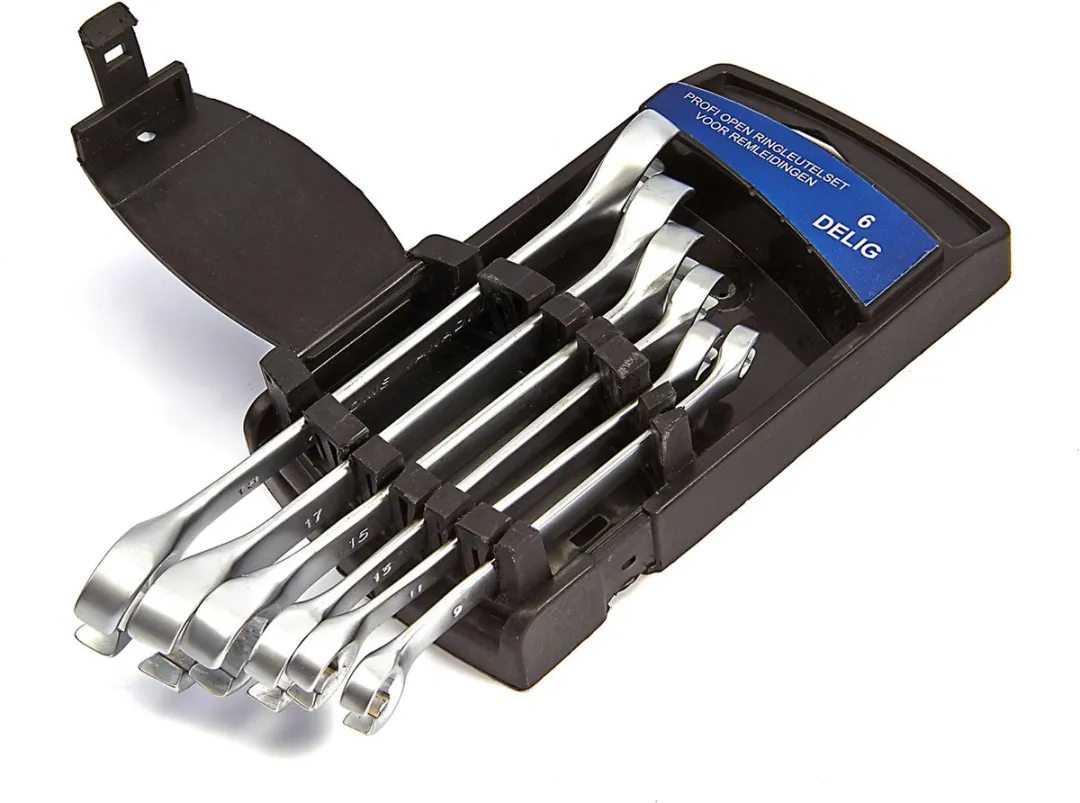 HBM Profi 6-delige Open Ringsleutelset