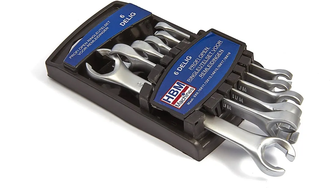 HBM Profi 6-delige Open Ringsleutelset