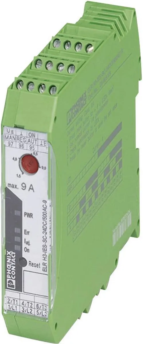 Phoenix Contact ELR H3-IES-SC Magnetic Starter 24V DC 9A