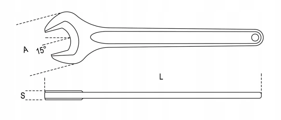 Beta Platte Sleutel 36x317mm