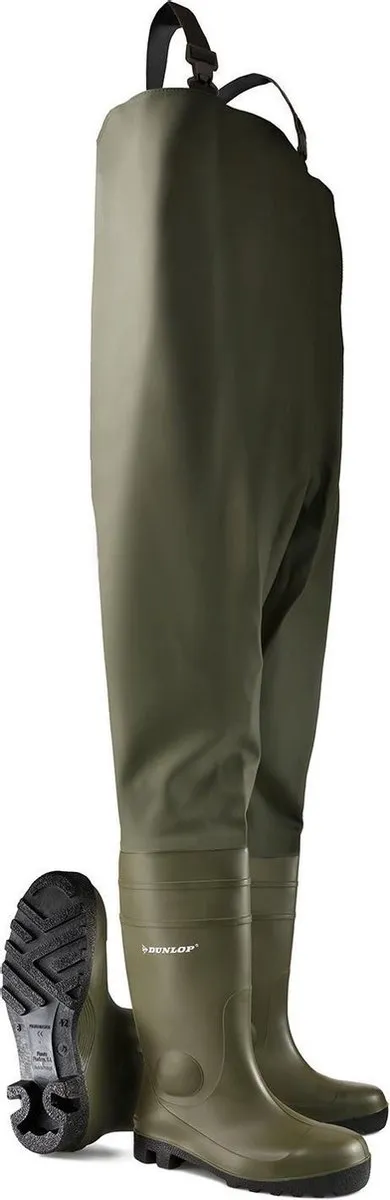 Dunlop Protomastor Chest Wader 142VP.PT - Maat 41 - Grijs