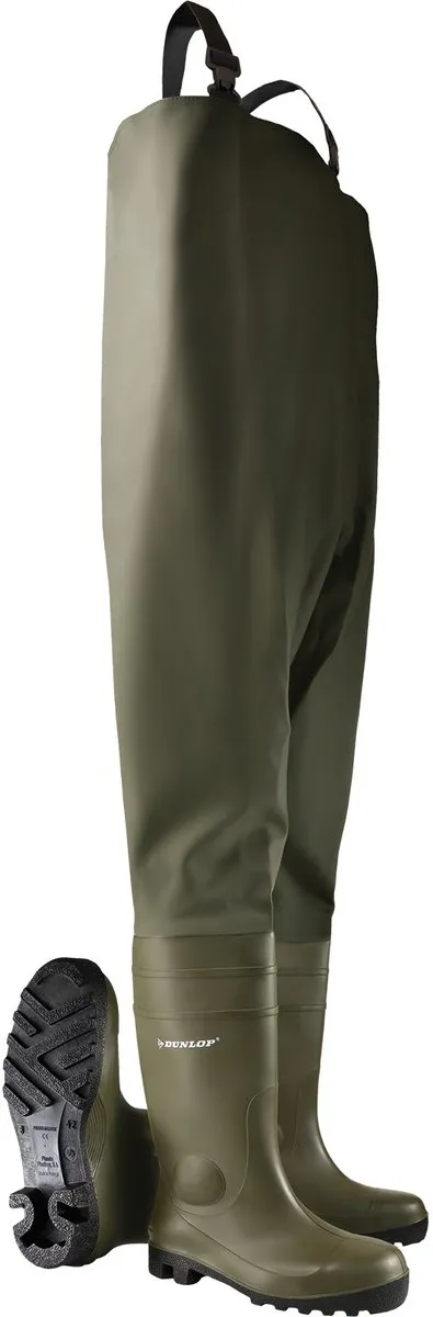 Dunlop Protomastor Chest Wader 142VP.PT - Maat 41 - Grijs