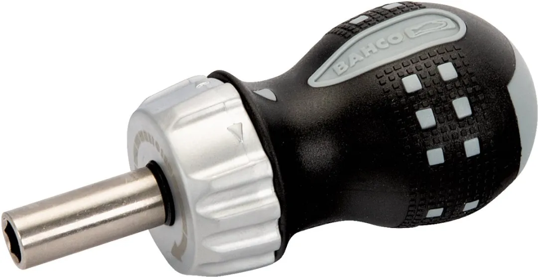 Bahco Stubby Ratelschroevendraaier 1/4" - 95mm