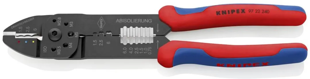 Knipex 97 22 240 SB Krimptang 0,5-6mm²