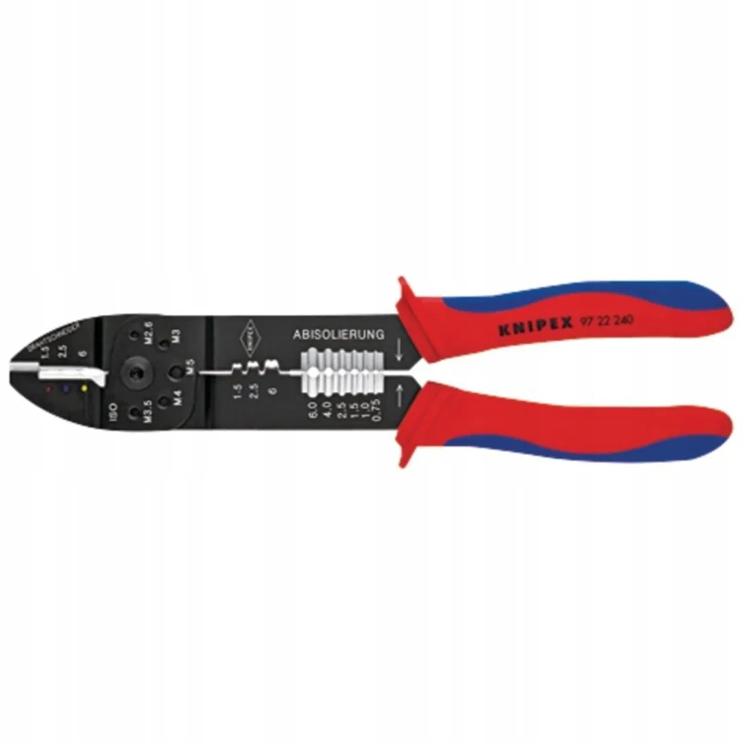 Knipex 97 22 240 SB Krimptang 0,5-6mm²