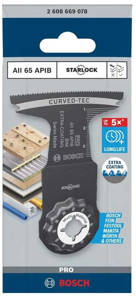 Bosch Professional PRO AII 65 APIB Zaagblad - 65mm - Metaal/Hout/Kunststof