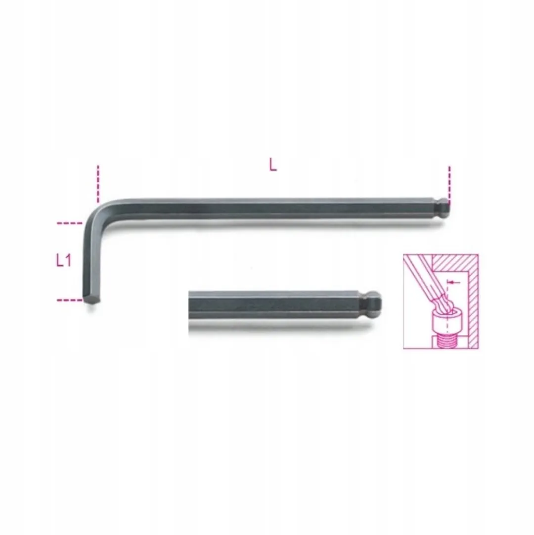Beta Inbussleutel 6mm Kogelkop 96BP/6