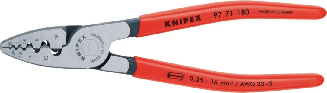 Knipex 97 71 180 Adereindhulstang 025-160mm