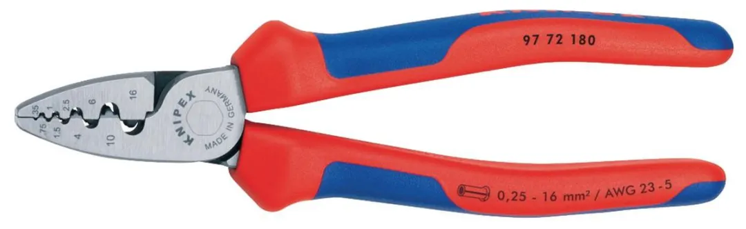 Knipex 97 71 180 Adereindhulstang 025-160mm