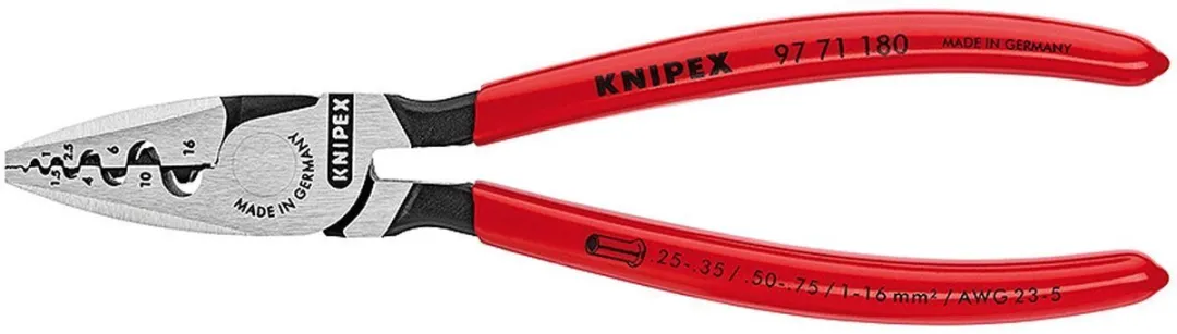 Knipex 97 71 180 Adereindhulstang 025-160mm