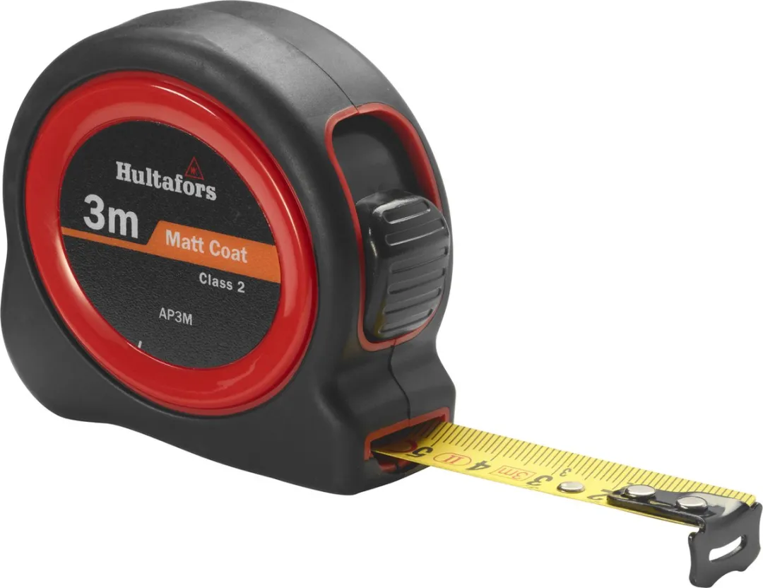 Hultafors AP3M Rolmaat 3m - Rood/zwart/geel - afbeelding 2 van 6