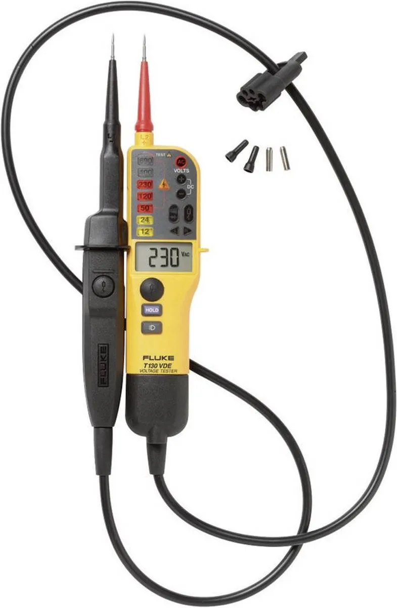 Fluke T130/VDE SpanningsTester CAT III/IV 690V - LED/LCD