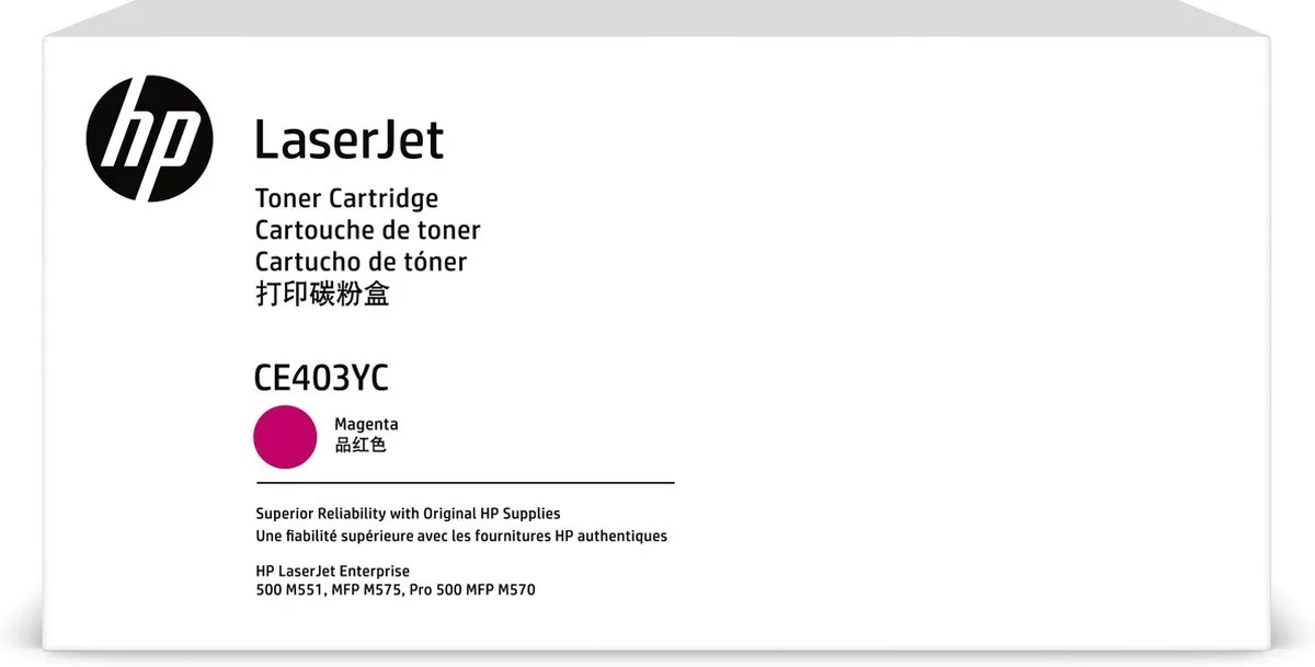 HP 507A M Cartridge CE403YC - Magenta