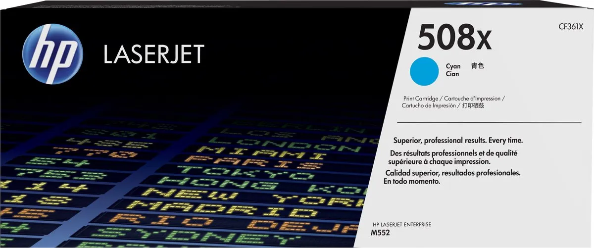 HP 508X - Tonercartridge / Cyaan / Hoge Capaciteit