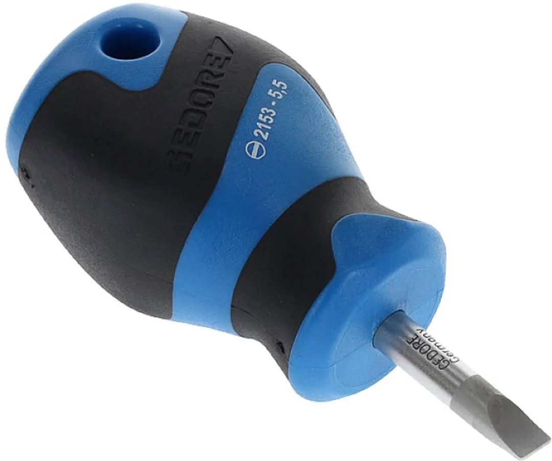 Gedore 2153 5,5 Sleufschroevendraaier 1.0x5.5mm 25mm