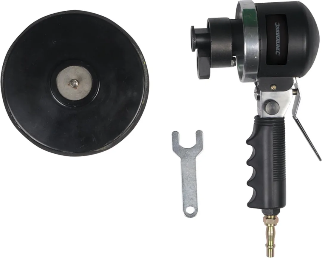 Silverline Pneumatische Schuurmachine 150mm - Aluminium - Variabele Snelheid