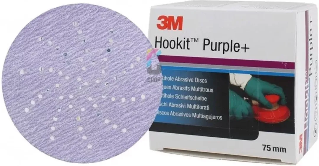 3M Hookit Purple Multihole Schuurschijven 75mm P120 - 50 Stuks