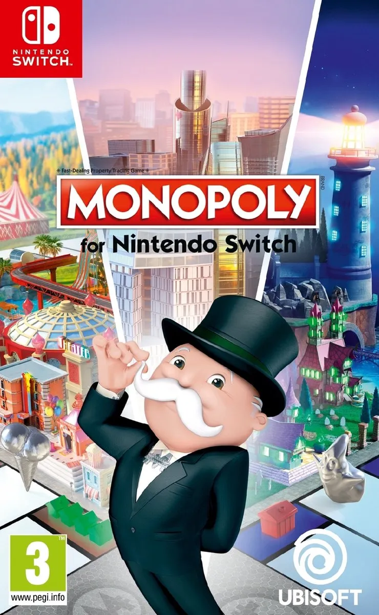 Ubisoft Monopoly - Nintendo Switch Card Game
