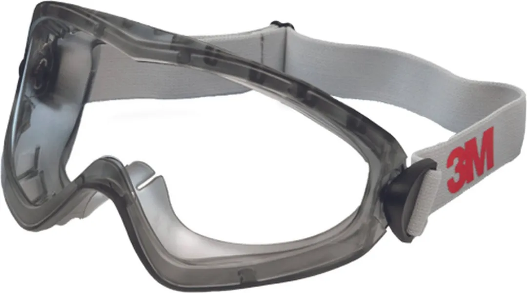3M 2890SA Ruimzichtbril - Grijs - Anti-condens & UV-bescherming