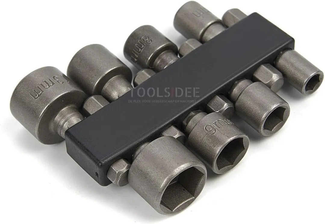 HBM 8-delige Dopsleutelset 27mm - HEX opname