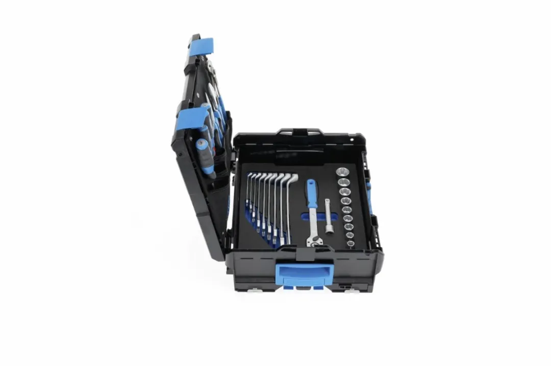 Gedore Gereedschapsset 30-delig 3085287 - Ringsteek & Dopsleutels - Zwart/Blauw