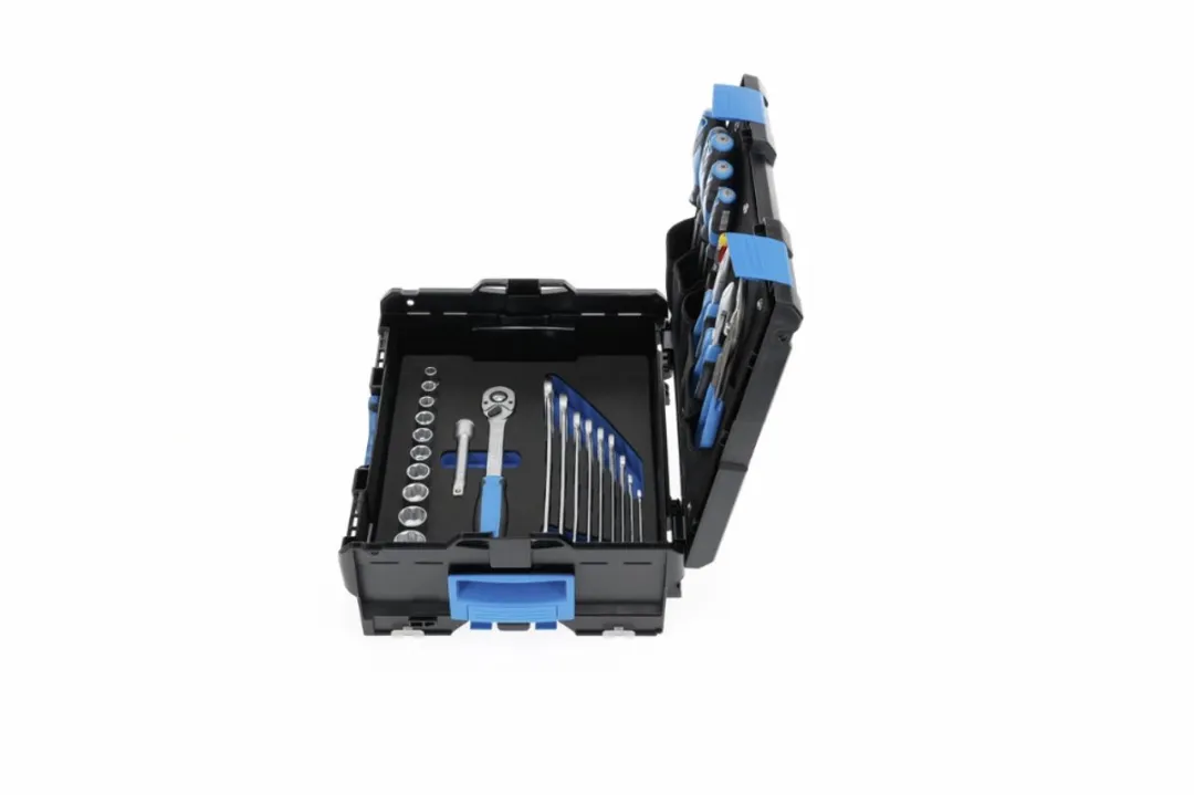 Gedore Gereedschapsset 30-delig 3085287 - Ringsteek & Dopsleutels - Zwart/Blauw