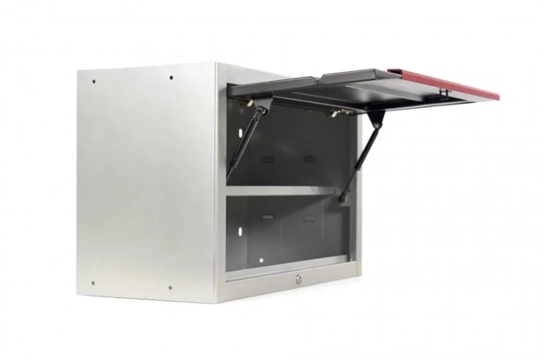 HBM DeLUXE PROFI Bovenkast met Gasveren - 2 Lades - Grijs/Rood/Zwart