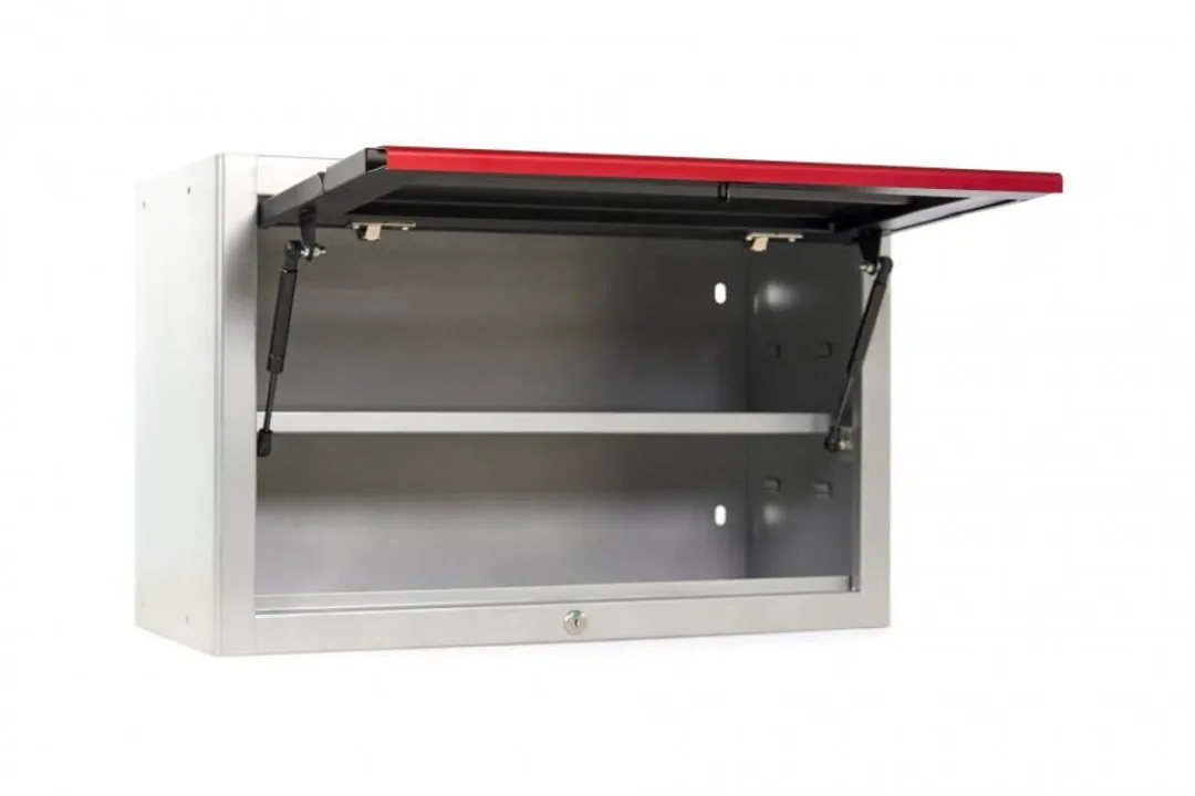 HBM DeLUXE PROFI Bovenkast met Gasveren - 2 Lades - Grijs/Rood/Zwart - afbeelding 6 van 6