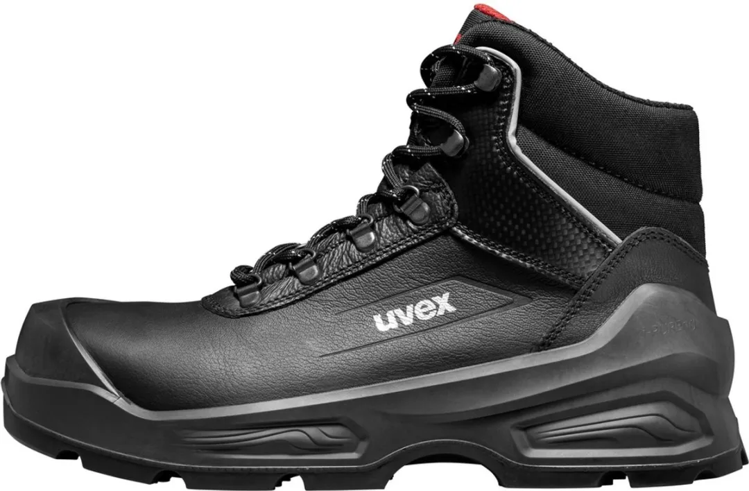 Uvex Sicherheitsstiefel 3 S3 68792 - Veiligheidslaarzen - Zwart - Maat 43