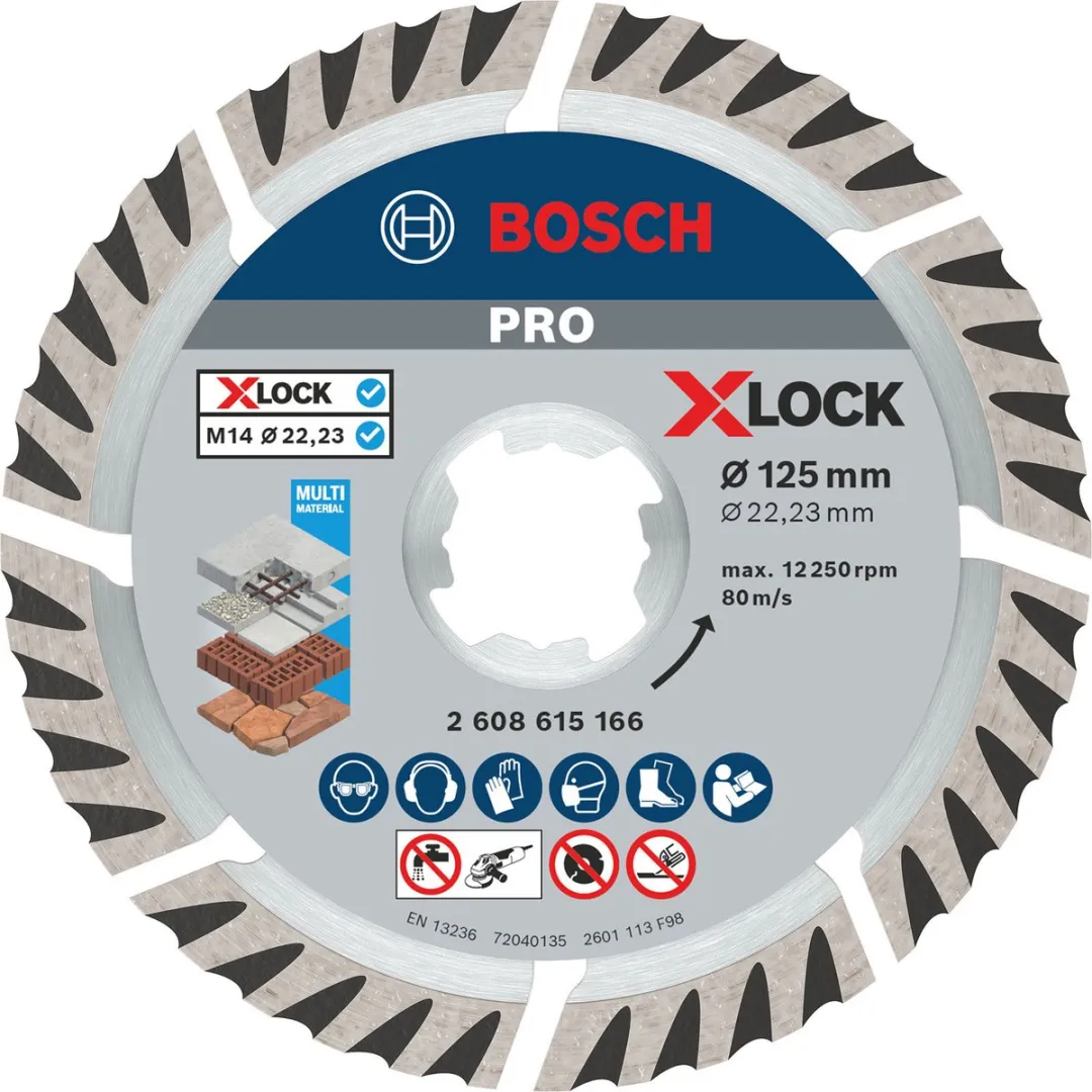 Bosch Professional X-Lock Diamantschijf 125mm - Beton