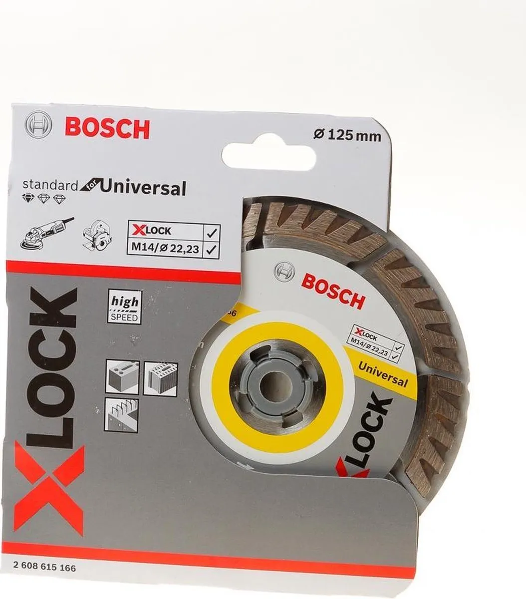 Bosch Professional X-Lock Diamantschijf 125mm - Beton