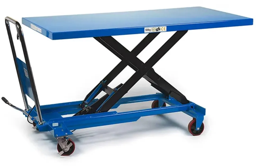 HBM Verrijdbare Werktafel 500kg - Blauw